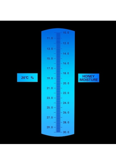 Yıeryı Bal Nem Refraktometresi Bal Sınıfı Analizi İçin Atc İle% 10-30 Bal Nem İçeriği Testi