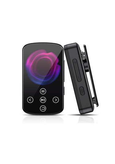 Samdoo Bluetooth 5.4 Kablosuz Mp3 Çalar - 1.5" Dokunmatik Ekran, Fm Radyo, Ses Kayıt Özelliği İle Spor Ve Seyahat İçin Taşınabilir Müzik Çalar