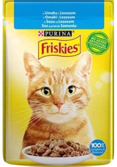 Somonlu Soslu Yaş Kedi Maması 85gr X 26 Adet