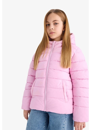 Defacto Lila Kız Çocuk Mont E5406a8/pr66 Lila