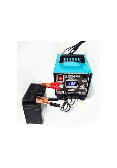 Tuğra 12 Volt 20 Amper Dijital Akü Şarj Cihazı