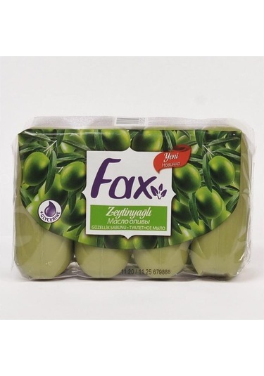 Fax Zeytinyağlı Katı Güzellik Sabunu 70 G x 4