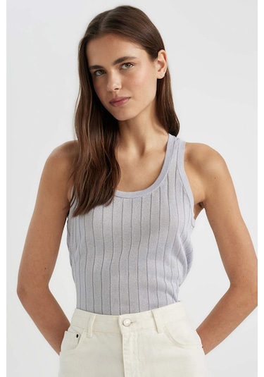 DeFacto Regular Fit Yuvarlak Yaka Triko Atlet C7373AX24SMPR242