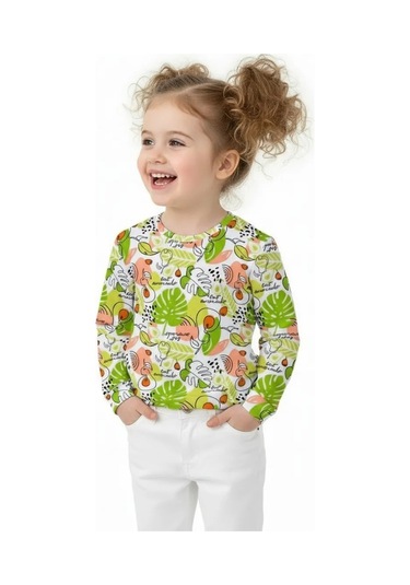 Alena Uzun Kollu Pamuklu Tişört 177318740 Beyaz