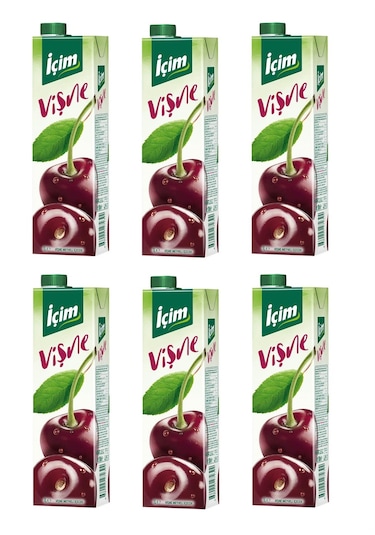 İçim Meyve Suyu Vişne 1 Lt X 6 Adet