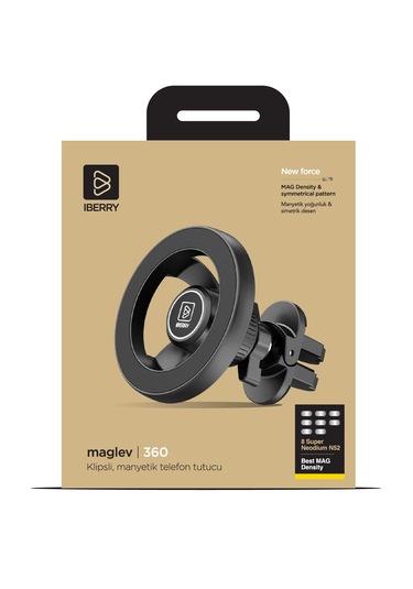 Maglev 360 Klipsli Manyetik Araç Tutucu