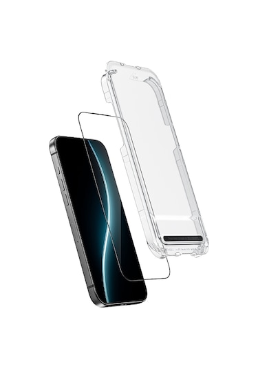 İphone 17 Uyumlu Benks Ultra Shield 0.3mm Ekran Koruyucu Uygulama Aparatlı Şeffaf