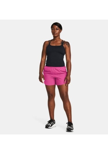 Kadın Ua Esnek Dokuma 5inç Şort 1376933-686 Pembe