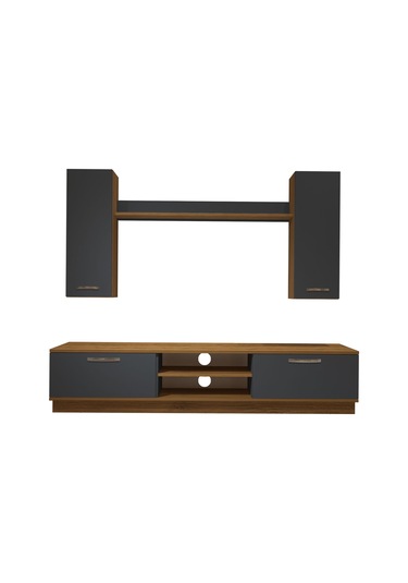 Decoraktiv Eko 5db Mdf Dvd Tv Ünitesi Tv Sehpası Pera - Antrasit
