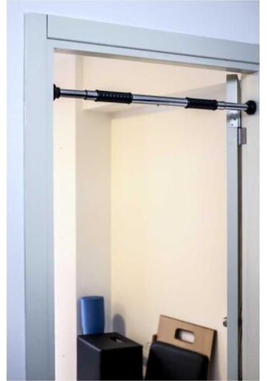 Sina Hediyelik 80 130 Cm Krom Kapı Barı Koridor Barfiksi Barfix Spor Aleti Demiri Barfiks Çubuğu