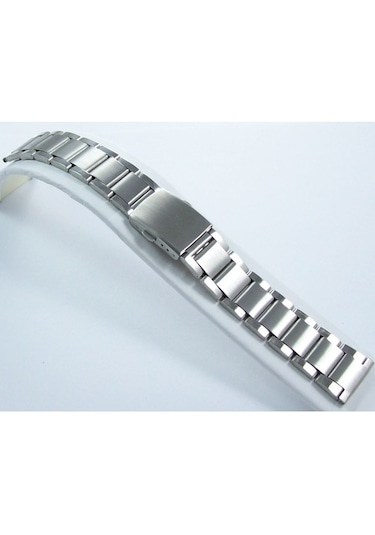 Çelik Saat Kordonu Yandan Kilitli Spor Metal Saat Kordonu 18Mm Me (495752413)