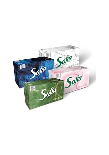 Sofia Kutu Mendil 100'lü 100 ML