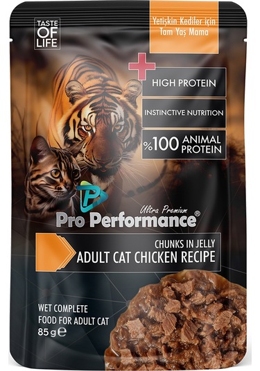 Pro Performance Tavuklu Parça Etli Pouch Yetişkin Kedi Konservesi 85 Gr 24'lü Paket