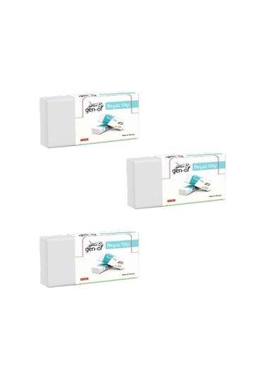 Gen-of No:30 Küçük Boy Pvc Free Beyaz Silgi Gen-6830 1 Adet