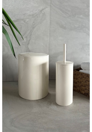 Prima Nova Flores 2'li Banyo Seti - Bej Bej