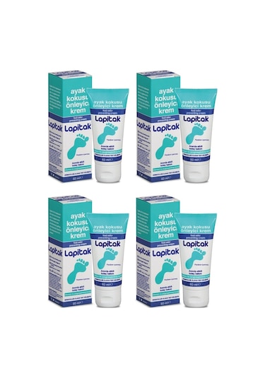 Lapitak Ayak Kokusu Önleyici Krem 4 x 60 ML