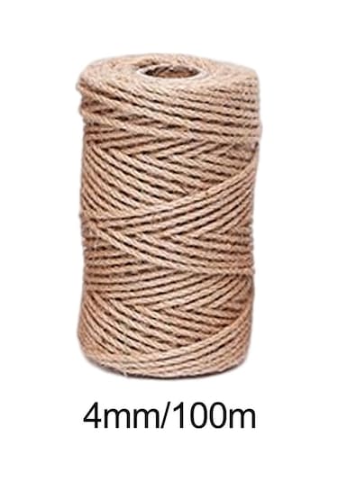 Suntek Jüt Halat Kenevir Bükülmüş Sisal Kedi Tırmalama 4mm