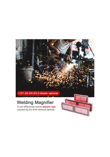 Springsun Değiştirilebilir Diyoptrik Kaynak Lensleri 1.0-3.0 - Ark Kaynağı & Kesme İçin Göz Koruma Pratik Aksesuar