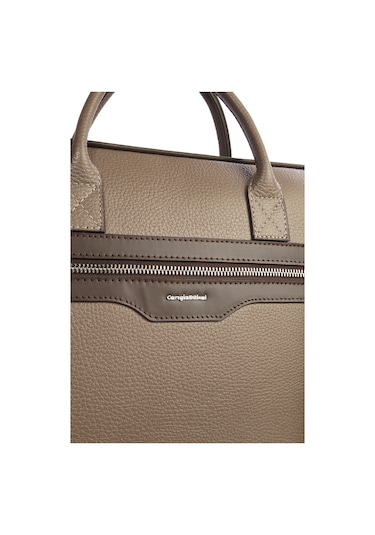 Cengiz Pakel Unisex Hakiki Deri Evrak&laptop Çantası 1712 - Vizon/kahve 1712-vizon-kahve