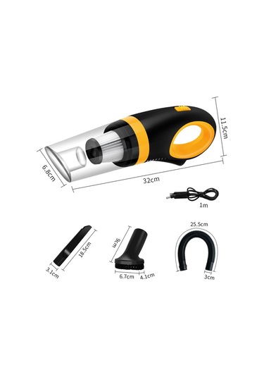 Cbtx Suıtu St-6610c Araba Ev Elektrikli Süpürge Kablosuz Şarj Edilebilir Islak / Kuru Çift Kullanımlı El Araç Süpürgesi