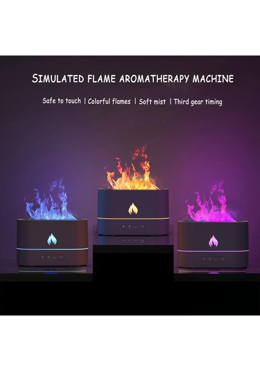 Bsrfirst Aromaterapi Makinesi, Nemlendirici, Ortam Işığı, Uçucu Yağ Difüzörü, Yatak Odaları Ve Oturma Odaları İçin Uygun, Kuruluktan Uzak Tutma Siyah