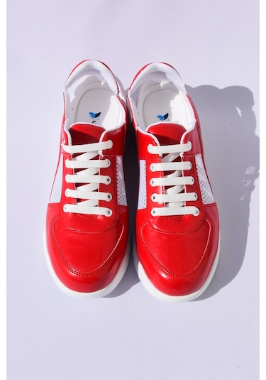 Kırmızı Renk Spor Sandalet Kırmızı