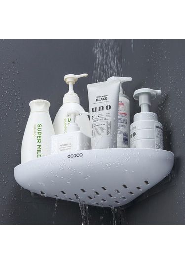 Siyah Mengnı Köşe Depolama Rafı Banyo Çok Fonksiyonlu Depolama Rafları Ev Boşaltılabilir Organizatör Tuvalet Banyo Aksesuarları Siyah