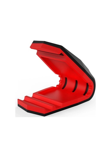 İbudim Ibudim Evrensel Araç Telefon Tutucu - İphone Uyumlu, Samsung Uyumlu, Xiaoma İçin Kaymaz Mat Klip Kırmızı