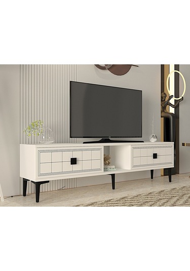 Tsa1501b - Yuka Tv Stand Beyaz 150cm Beyaz