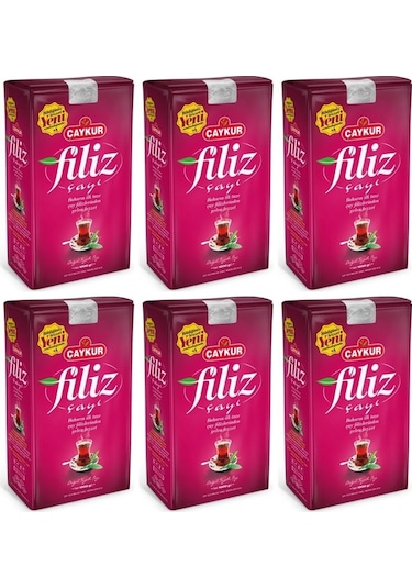 Çaykur Filiz Çayı Siyah Çay 6 x 1 KG