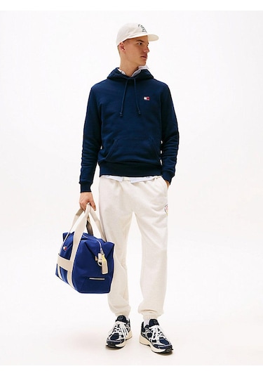 Tjm Reg Badge Hoodıe Ext-8552 Mavi