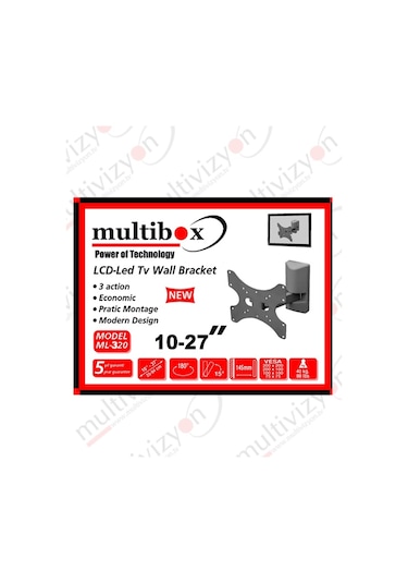 Multibox 10" - 27" Hareketli Lcd Askı Aparatı