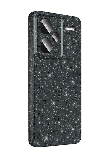 Effox Redmi Note 13 Pro Plus 5g Kılıf Kamera Korumalı Simli Lüks Koton Kapak - Açı AÇIK PEMBE