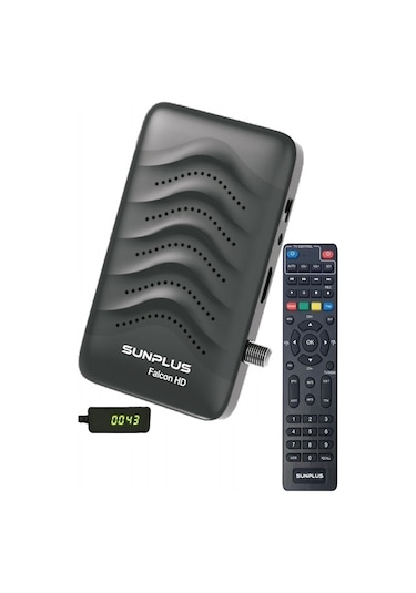 Sunplus Falcon Çanaklı - Çanaksız Wi-Fi Full HD Uydu Alıcı