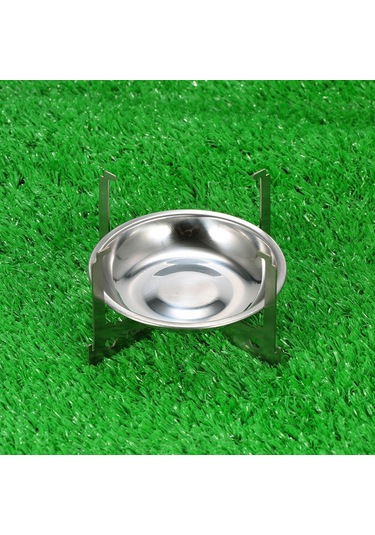 Mini Ultralight Spirit Burner Alkol Sobası Kamp Sobası Fırını W / Standı Alcohol Stove Çok Renkli