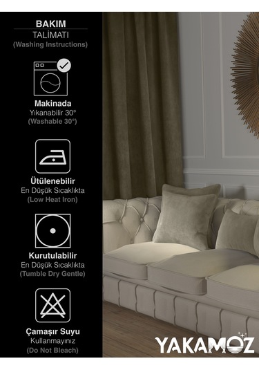 Br Yakamoz Taş Rengi Kırlent , Yastık Kılıfı Kadife Görünümlü Velvet Touch Serisi Taş Rengi
