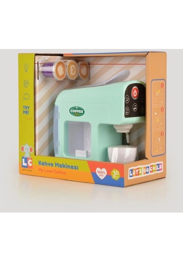 Dokunmatik Ekranlı Ve Sesli Oyuncak Kahve Makinesi - Lc-30990