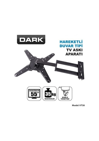 DARK DK-AC-VT30 23-55" Hareketli Duvar TV Askı Apa