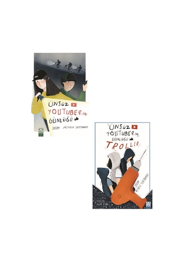 Miyase Sertbarut Ünsüz Youtuberın Günlüğü Set 2 Kitap