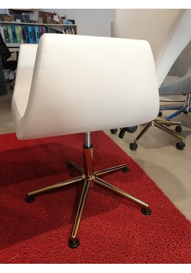 Gold Ayaklı Kuaför Kaş ve Makyaj Koltuğu