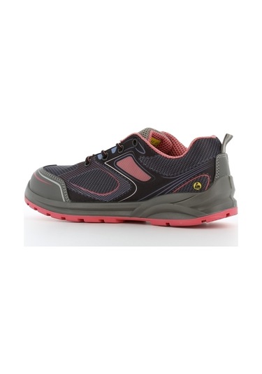 Safety Jogger Cador Pink S1p Esd Src İş Güvenlik Ayakkabısı Gri
