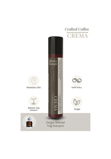 Crema Crafted Coffee Blend %100 Doğal Aromaterapi Roll-on, 10 Ml