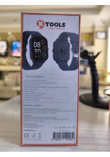 Ktools Legend Lacivert 2 Yıl Türkiye Garantili Gümüş Kayış Akıllı Saat
