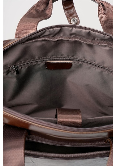 Ççs 71471 Hakiki Deri Evrak Çantası Kahve