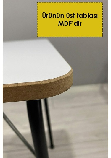 Natura 2 Adet Kamp Sandalyesi Oval Bardaklık Siyah + MDF Masa Siyah