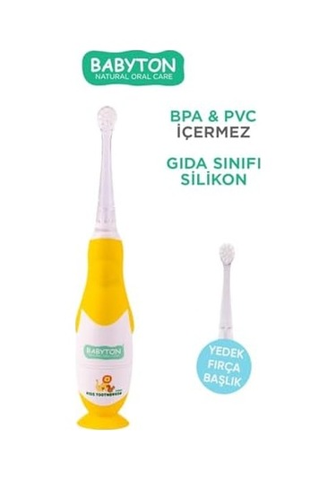 Babyton Sonik Pilli Diş Fırçası Ve İkili Yedek Başlık