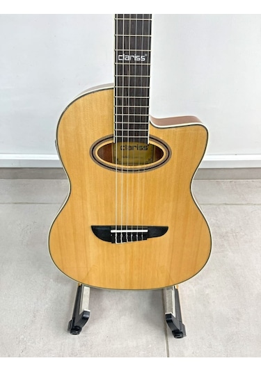 İnce Kasa Elektro Klasik Gitar  Naturel