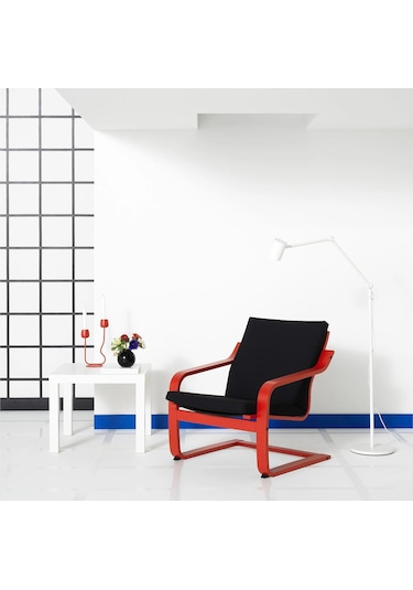 Ikea Kırmızı Lüks Berjer Koltuk - Sallanan Koltuk