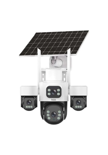 Inox 3mp 4lens Pt Speed Dome 3.6mm Wıfı Kablosuz Ip Solar Kamera E-sim X14