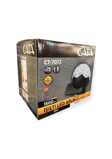 Cata Ct 7072 Işıltı 15w Led Aplik Dış Mekan 3200k Gün Işığı Gün Işığı